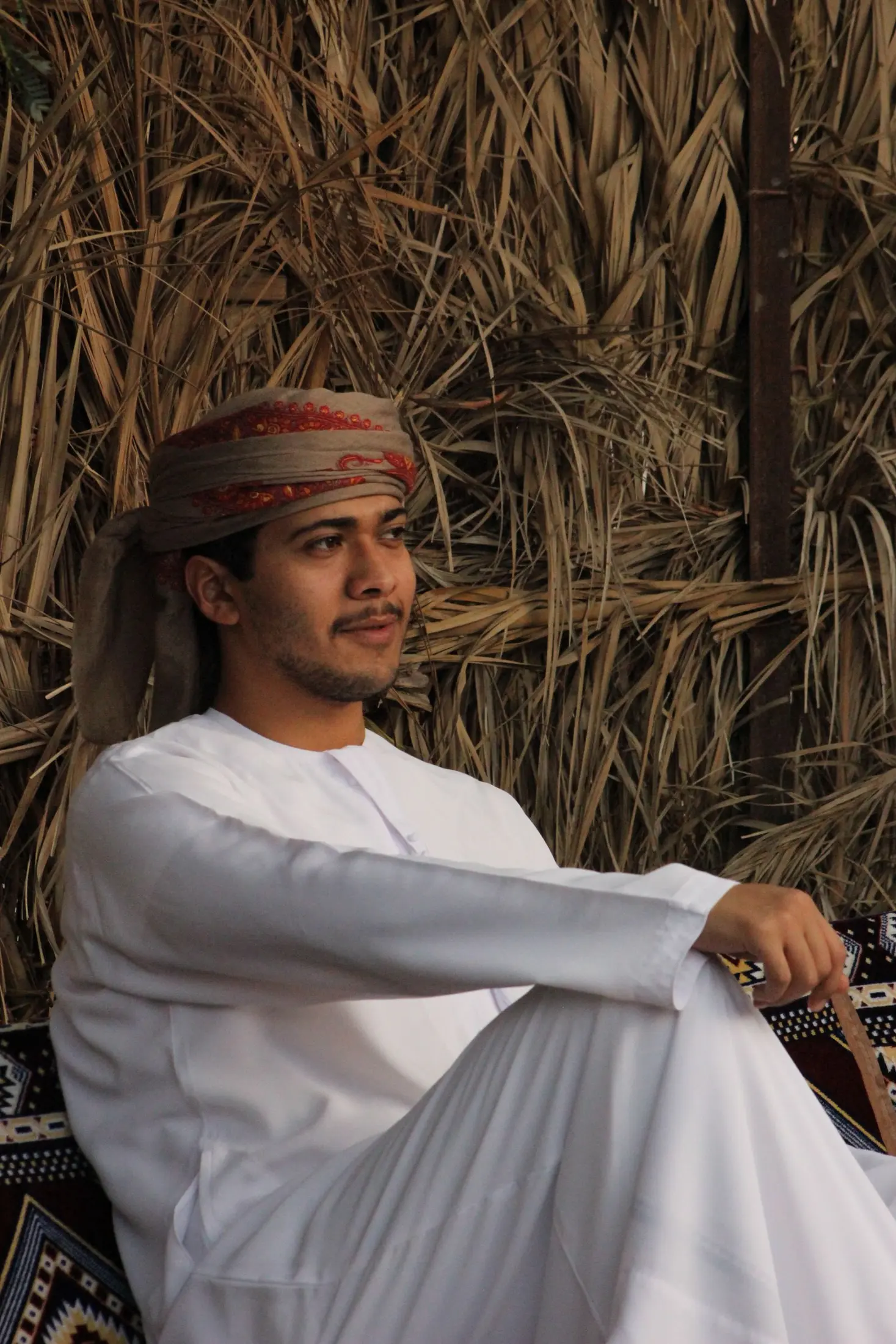 Omani portrait in traditional clothing